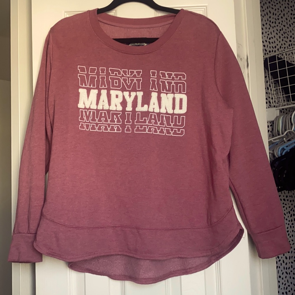 MARYLAND crew sweatshirt top